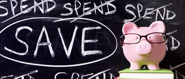 blackboard with word save circled